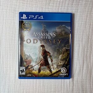 Assassin's Creed Odyssey PS4 Game - Blue Case